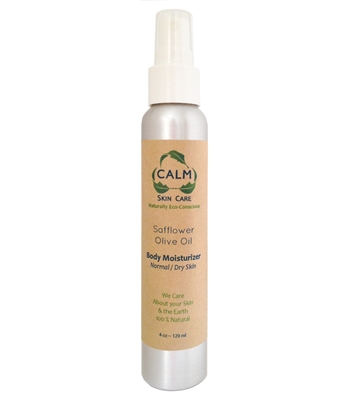 CALM Natural Eco Friendly Skin Care Olive Oil Body Moisturizer Lotion
