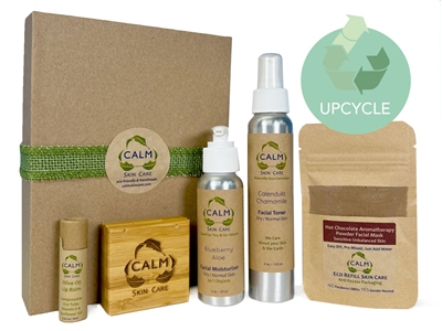 Upcycle U Self Care Facial Collection DIY Green Beauty Gift Set CALM Natural Eco Friendly Skin Care