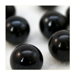 14mm Opal/Solid Black Marbles 1 lb Approximately 120 Marbles