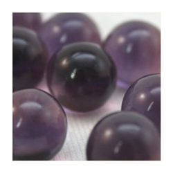 14mm Transparent Dark Amethyst Marbles 1 lb Approximately 120 Marbles