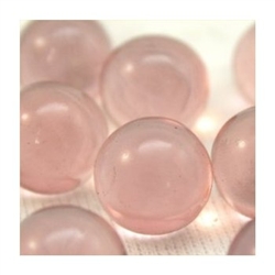 14mm Transparent Light Pale Pink Marbles 1 lb Approximately 120 Marbles