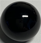 25mm/1" Solid Black Glass Marble