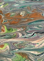 Original Acrylic Pour Flat Board #AP014 6x8"