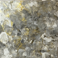 Original Acrylic Pour Flat Board #AP016 6x6"
