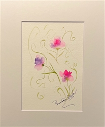 Original Watercolor 5x7" Framed FW003