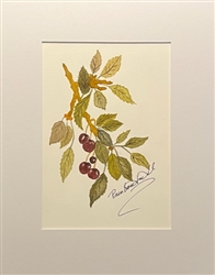 Original Watercolor 5x7" Framed FW005