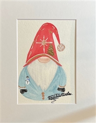 Original Watercolor 5x7" Framed FW006