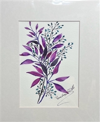 Original Watercolor 5x7" Framed FW007