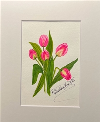 Original Watercolor 5x7" Framed FW014