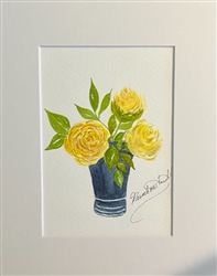 Original Watercolor 5x7" Framed FW016