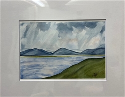 Original Watercolor 5x7" Framed FW020