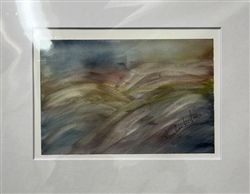 Original Watercolor 5x7" Framed FW021