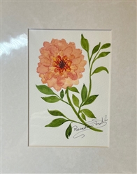 Original Watercolor 5x7" Framed FW024