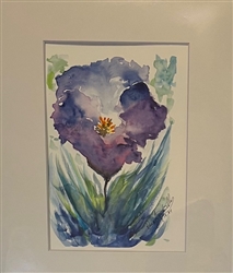 Original Watercolor 5x7" Framed FW026