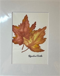 Original Watercolor 5x7" Framed FW028