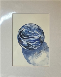 Original Watercolor 5x7" Framed FW031
