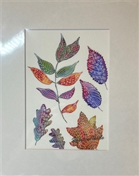 Original Watercolor 5x7" Framed FW032