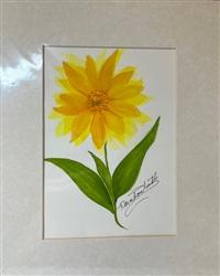 Original Watercolor 5x7" Framed FW033