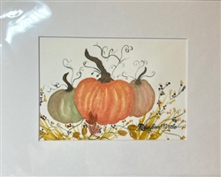 Original Watercolor 5x7" Framed FW034
