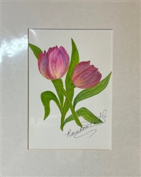 Original Watercolor 5x7" Framed FW041