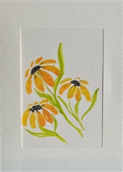 Hand Painted Original Watercolor Greeting Card #GC005