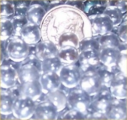 Clear 6mm Micro Round Marbles 44 lbs