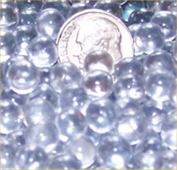 Clear 7mm Micro Round Marbles 44 lbs
