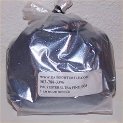 Glitter Polyester Fine  Blue Steele 1-lb P4608HX