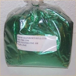 Glitter Polyester Fine Lime 1-lb P2108HX