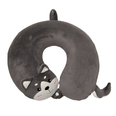 12 x 11" HUSKY TRAVEL NECK PILLOW (REMOVABLE PILLOW CASE)<b class='icon-new-product'></b>