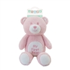 12" MY FIRST BEAR BABY TOYS WITH RATTLE - PINK