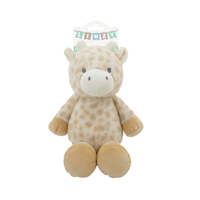 12" GIRAFFE CUDDLE BABY WITH RATTLE