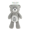 16" MY FIRST BEAR TOYS WITH RATTLE-GREY