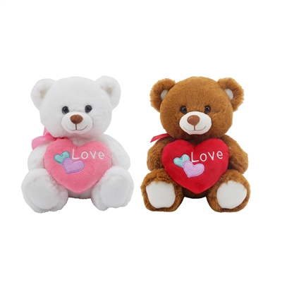 10" MOBY VALENTINE TEDDY BEAR  (2)<b class='icon-new-product'></b>