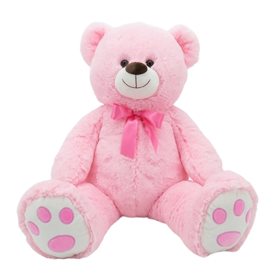 36" PINK GIANT CLASSIC TEDDY BEAR