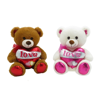 12" LOVE TEDDY BEARS (2)