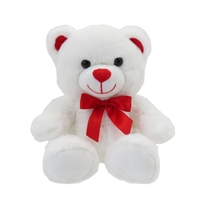 10" WHITE TEDDY BEAR (1)