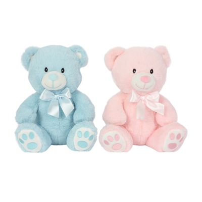 9'' PINK & BLUE TEDDY BEAR (2)