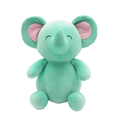 14" SMOOCHY PALS SITTING ELEPHANT