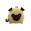 12" PUG SMOOCHY PALS BACKPACK WITH KEYCHAIN