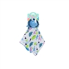 13"X13" BABY SECURITY BLANKET-BLUE DINO