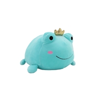 15" SMOOCHY PAL FROG WITH CROWN
