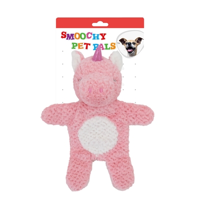 "12"" UNICORN PLUSH PET TOY       INCLUDING CRINKLE PAPER AND SQUEAKER WITH BACK CARD"