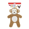 "12"" MONKEY PLUSH PET TOY       INCLUDING CRINKLE PAPER AND SQUEAKER WITH BACK CARD"