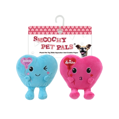 2 PACK 5" VAL HEART PET TOY