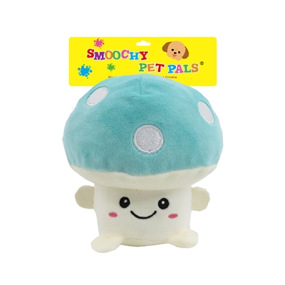 10.5" TIFFANY BLUE  MASHROOM PLUSH PET TOY