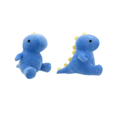 12" SMOOCHY PALS SITTING BLUE DINO