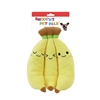10" BANANA PET TOY  INCLUDING CRINKLE PAPER AND SQUEAKER WITH  HEADER CARD