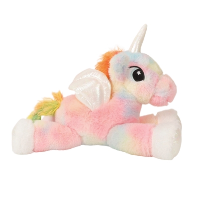 14" TIE-DYE MAGICAL FLOPPY UNICORN