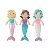 20" CORAL MERMAID SEQUIN DOLL (3)